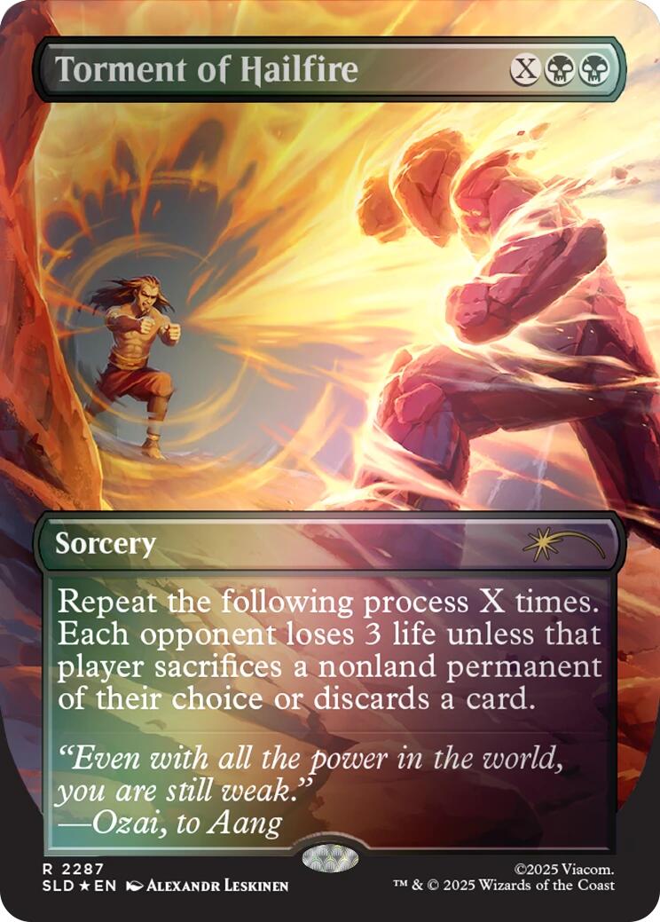 Torment of Hailfire (2287) (Rainbow Foil) [Secret Lair Drop Series] | Shuffle n Cut Hobbies & Games