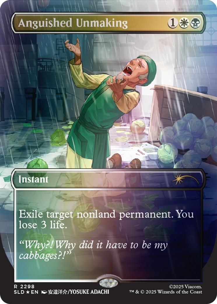 Anguished Unmaking (2298) (Rainbow Foil) [Secret Lair Drop Series] | Shuffle n Cut Hobbies & Games