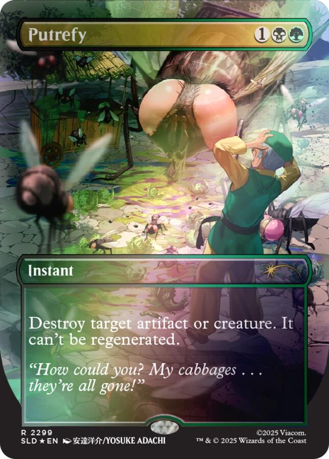 Putrefy (Rainbow Foil) [Secret Lair Drop Series] | Shuffle n Cut Hobbies & Games