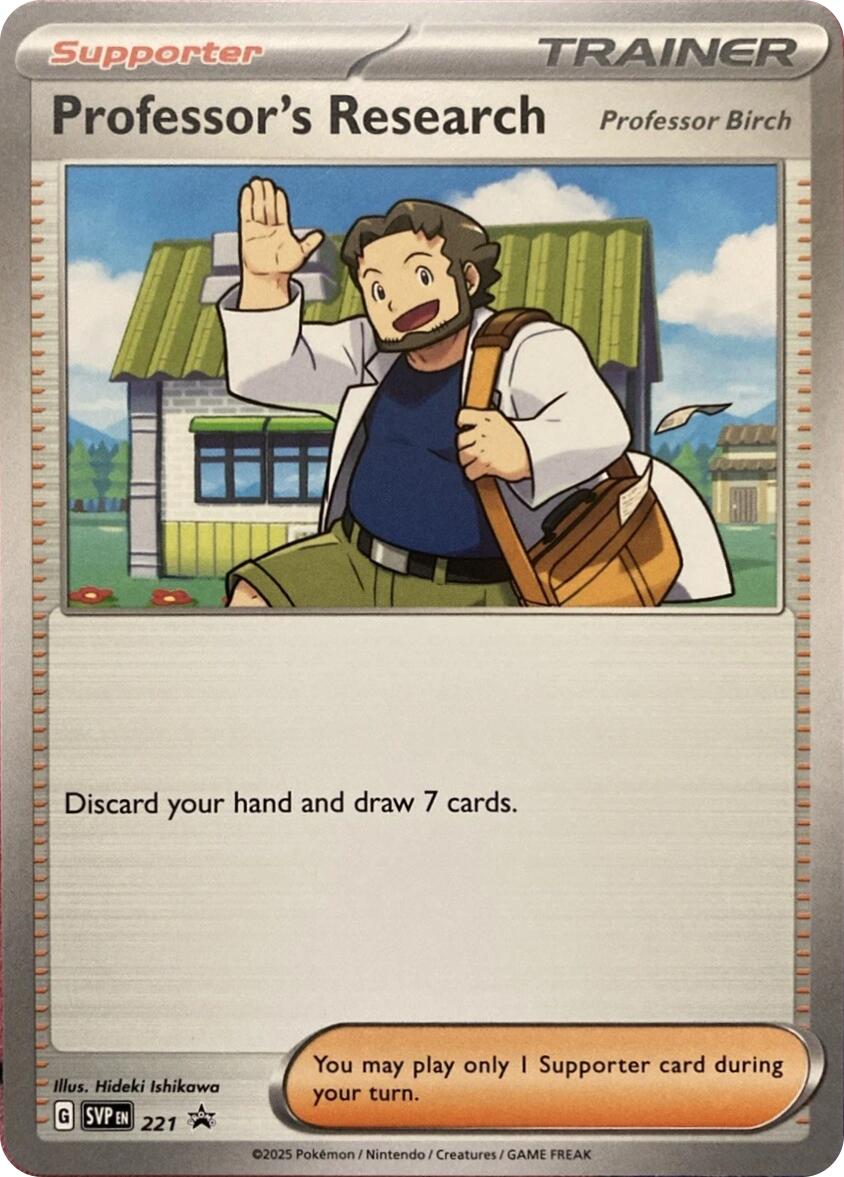 Professor's Research (221) [Scarlet & Violet: Black Star Promos] | Shuffle n Cut Hobbies & Games