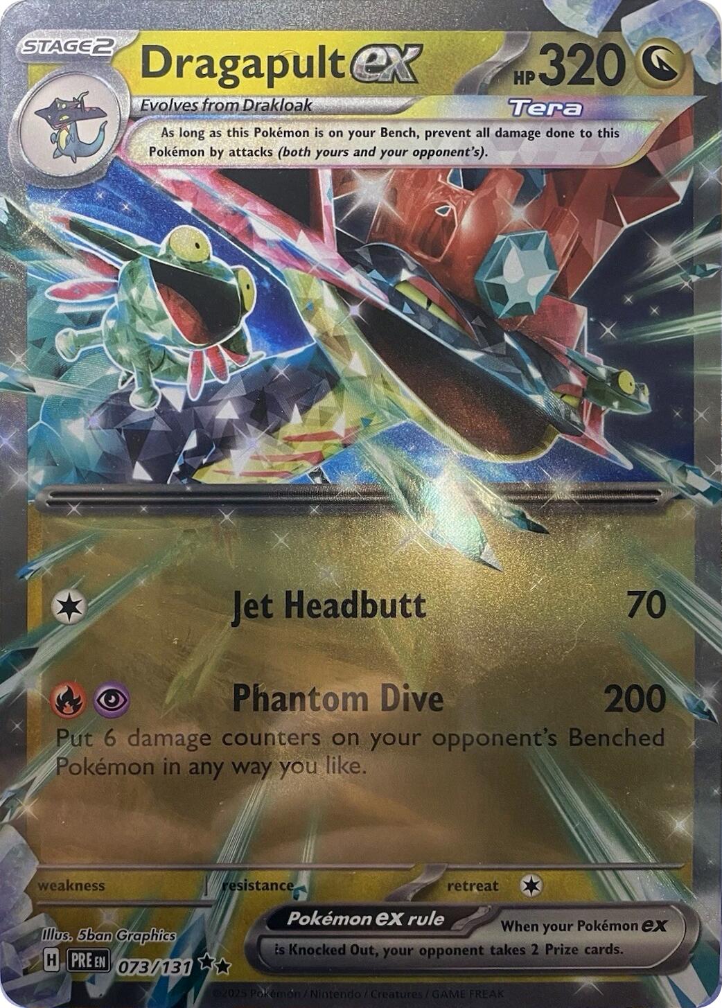 Dragapult ex (073/131) (Jumbo Card) [Scarlet & Violet: Prismatic Evolutions] | Shuffle n Cut Hobbies & Games