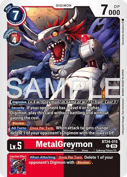 MetalGreymon [BT24-015] [Time Stranger] | Shuffle n Cut Hobbies & Games