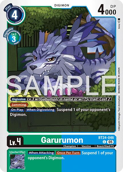 Garurumon [BT24-046] [Time Stranger] | Shuffle n Cut Hobbies & Games