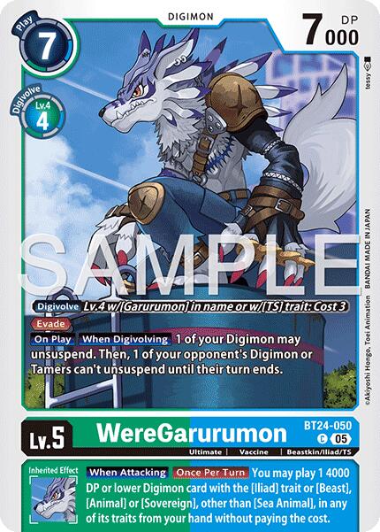 WereGarurumon [BT24-050] [Time Stranger] | Shuffle n Cut Hobbies & Games