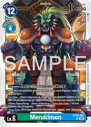 Merukimon [BT24-051] [Time Stranger] | Shuffle n Cut Hobbies & Games
