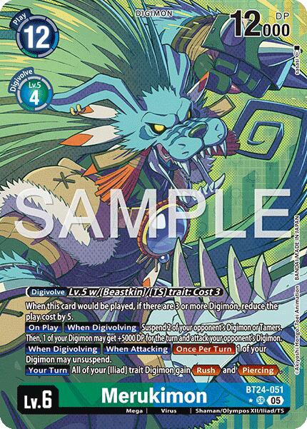 Merukimon [BT24-051] (Alternate Art) [Time Stranger] | Shuffle n Cut Hobbies & Games