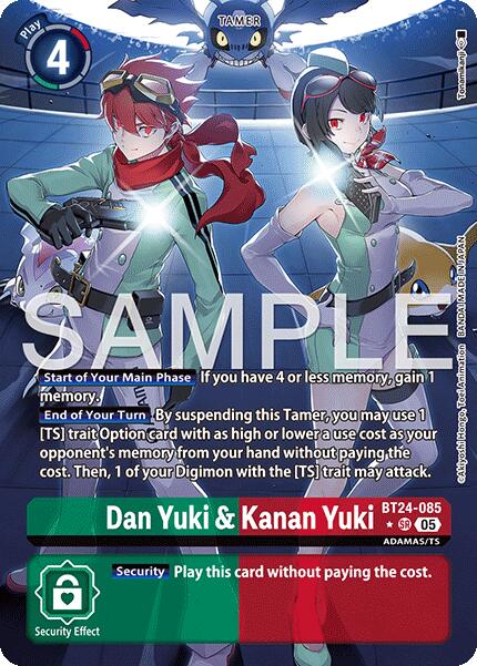 Dan Yuki & Kanan Yuki [BT24-085] (Alternate Art) [Time Stranger] | Shuffle n Cut Hobbies & Games
