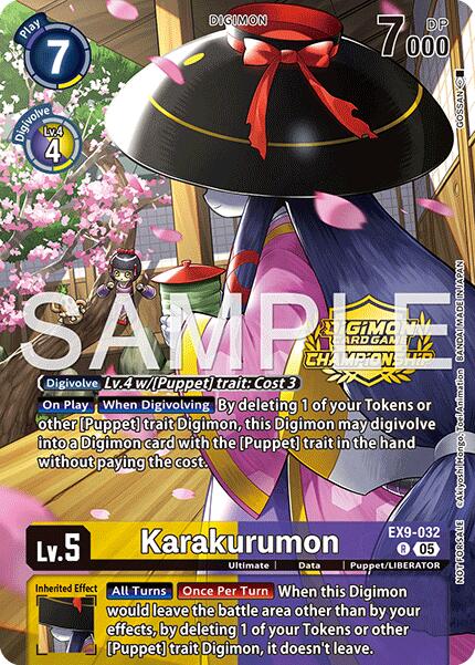 Karakurumon [EX9-032] (Championship 25-26 Season 2 Tamers Pack) [Versus Monsters] | Shuffle n Cut Hobbies & Games