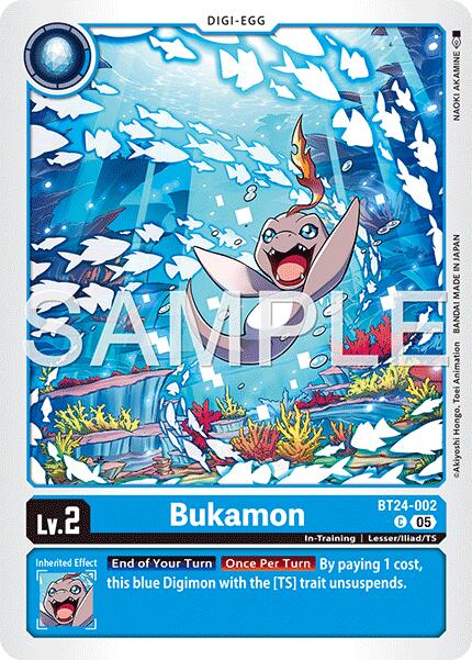 Bukamon [BT24-002] [Time Stranger] | Shuffle n Cut Hobbies & Games
