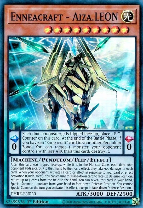 Enneacraft - Aiza.LEON [PHRE-EN020] Super Rare | Shuffle n Cut Hobbies & Games