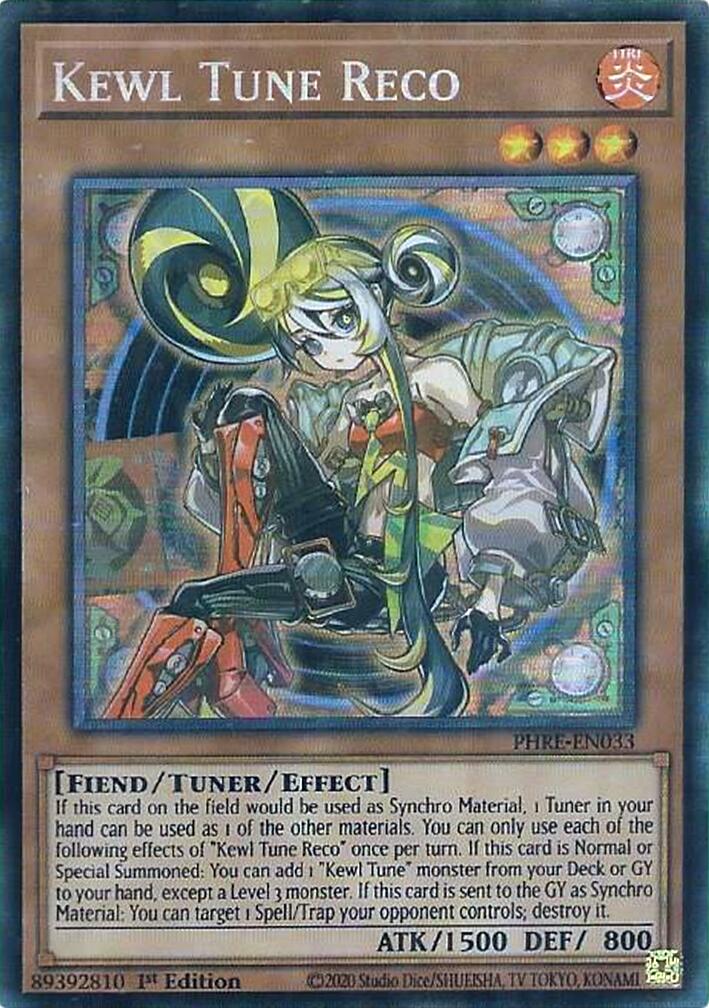 Kewl Tune Reco (CR) [PHRE-EN033] Collector's Rare | Shuffle n Cut Hobbies & Games