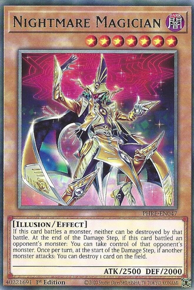 Nightmare Magician [PHRE-EN047] Rare | Shuffle n Cut Hobbies & Games