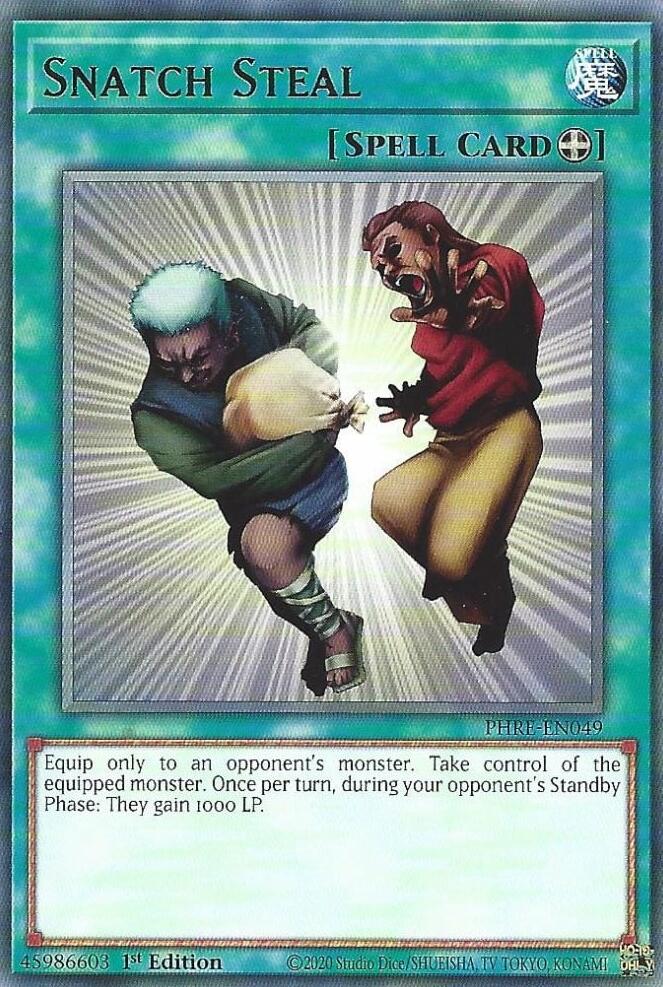 Snatch Steal [PHRE-EN049] Rare | Shuffle n Cut Hobbies & Games
