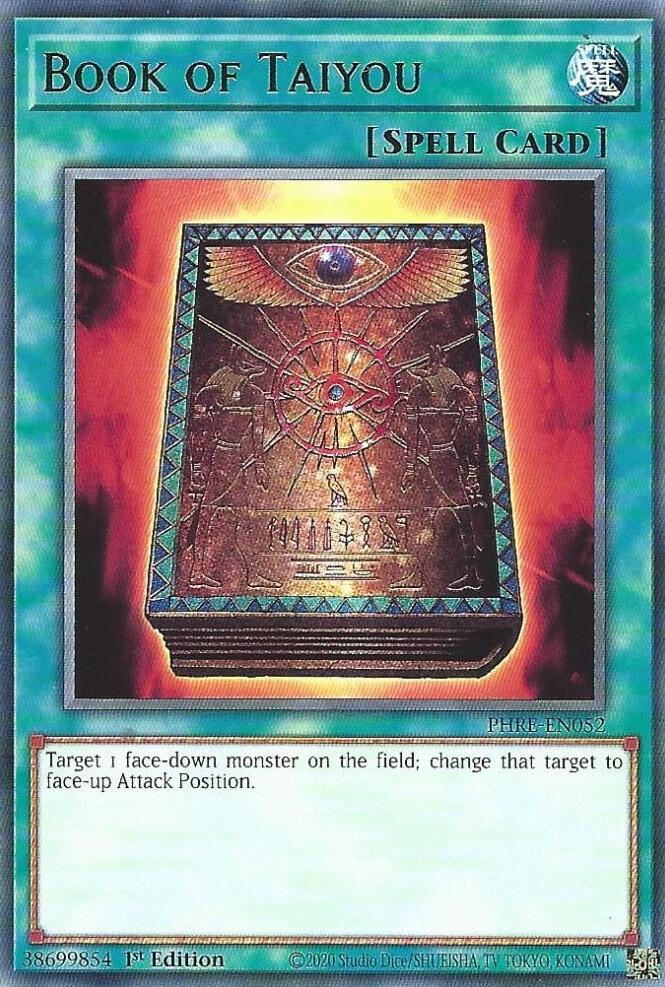 Book of Taiyou [PHRE-EN052] Rare | Shuffle n Cut Hobbies & Games