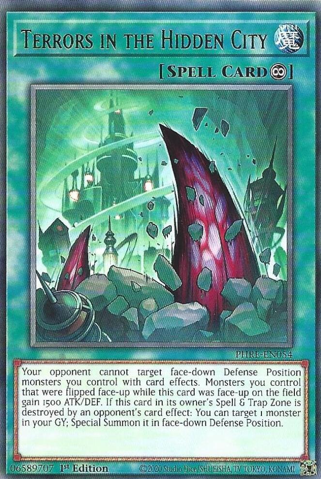 Terrors in the Hidden City [PHRE-EN054] Rare | Shuffle n Cut Hobbies & Games