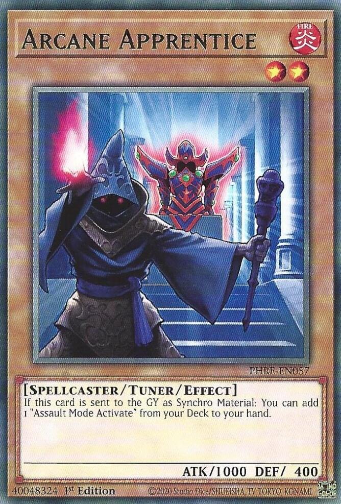 Arcane Apprentice [PHRE-EN057] Rare | Shuffle n Cut Hobbies & Games