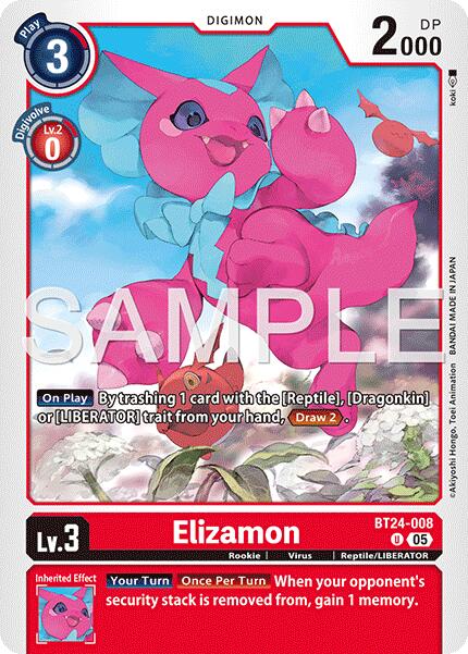 Elizamon [BT24-008] [Time Stranger] | Shuffle n Cut Hobbies & Games