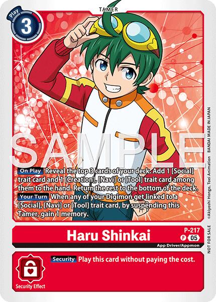Haru Shinkai [P-217] (Official Store Tournament 2026 Vol. 1) [Promotional Cards] | Shuffle n Cut Hobbies & Games