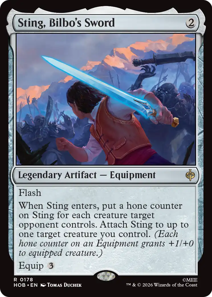 Sting, Bilbo's Sword [The Hobbit] | Shuffle n Cut Hobbies & Games