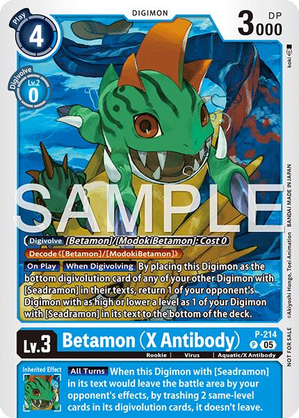 Betamon [P] (X Antibody) (Official Store Tournament 2026 Vol. 1) [Promotional Cards] | Shuffle n Cut Hobbies & Games