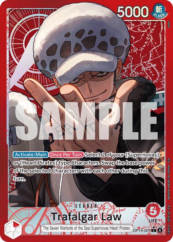 Trafalgar Law (Alternate Art) [The Azure Sea's Seven] | Shuffle n Cut Hobbies & Games