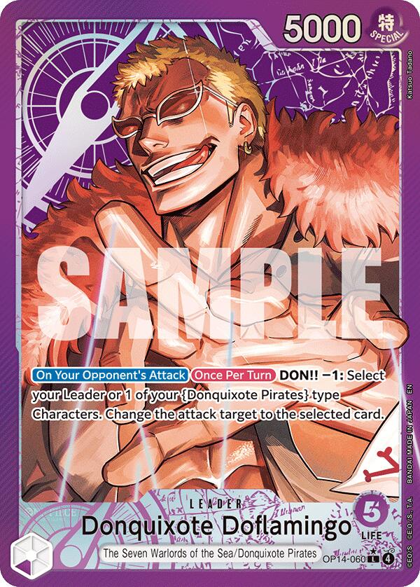 Donquixhote Doflamingo (Alternate Art) [The Azure Sea's Seven] | Shuffle n Cut Hobbies & Games