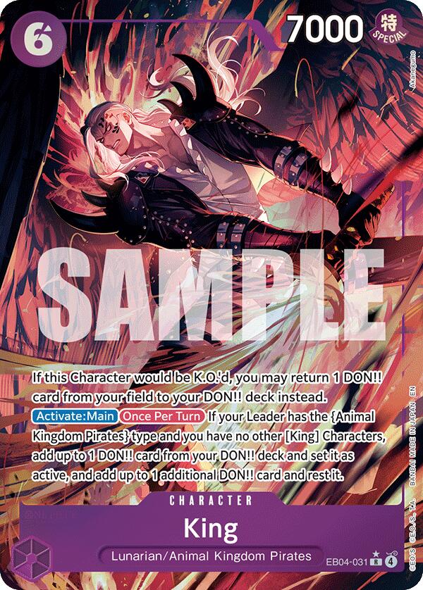 King (Alternate Art) [The Azure Sea's Seven] | Shuffle n Cut Hobbies & Games