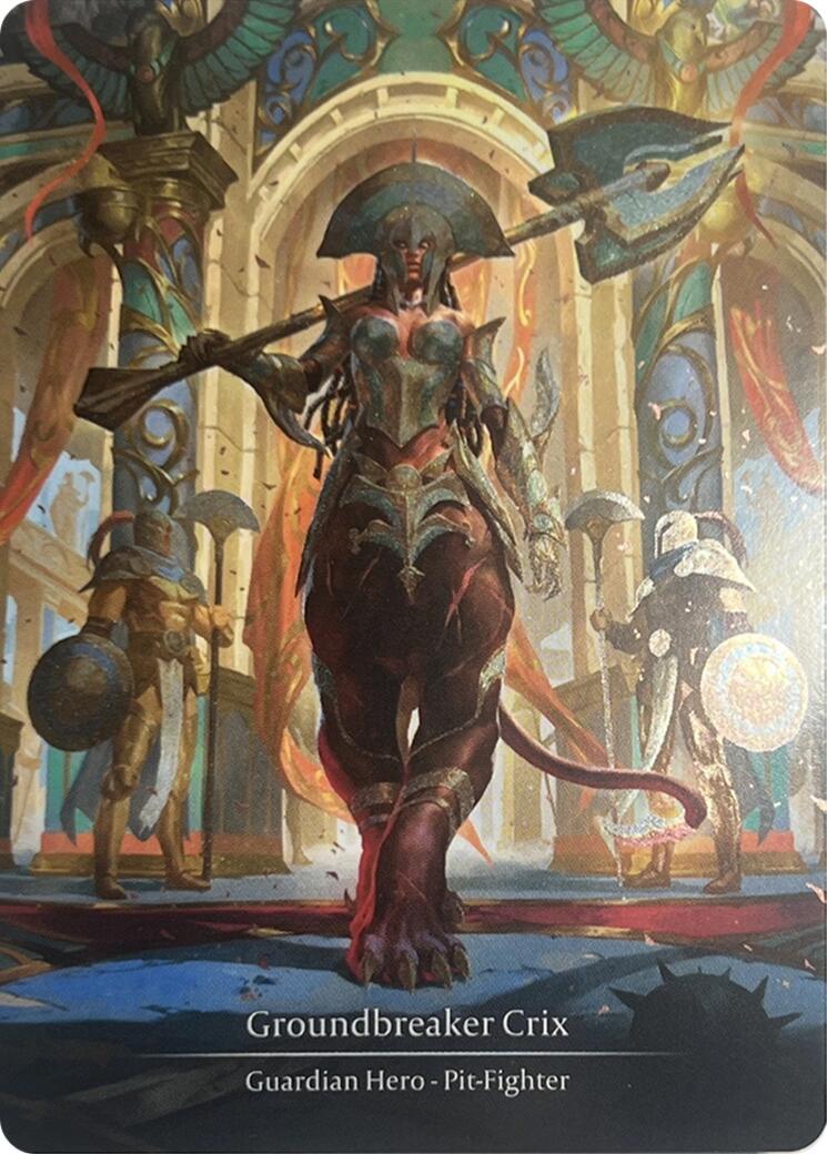 Groundbreaker Crix [HER155] (Promo)  Cold Foil | Shuffle n Cut Hobbies & Games