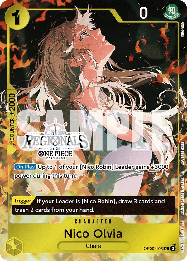 Nico Olvia (Online Regional Participation Pack 2025 Vol.1) [One Piece Promotion Cards] | Shuffle n Cut Hobbies & Games