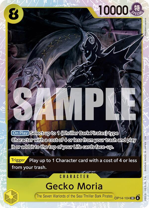 Gecko Moria (OP14-104) [The Azure Sea's Seven] | Shuffle n Cut Hobbies & Games