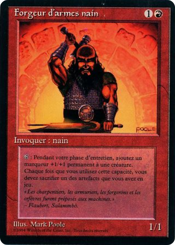 Dwarven Weaponsmith [Foreign Black Border] | Shuffle n Cut Hobbies & Games
