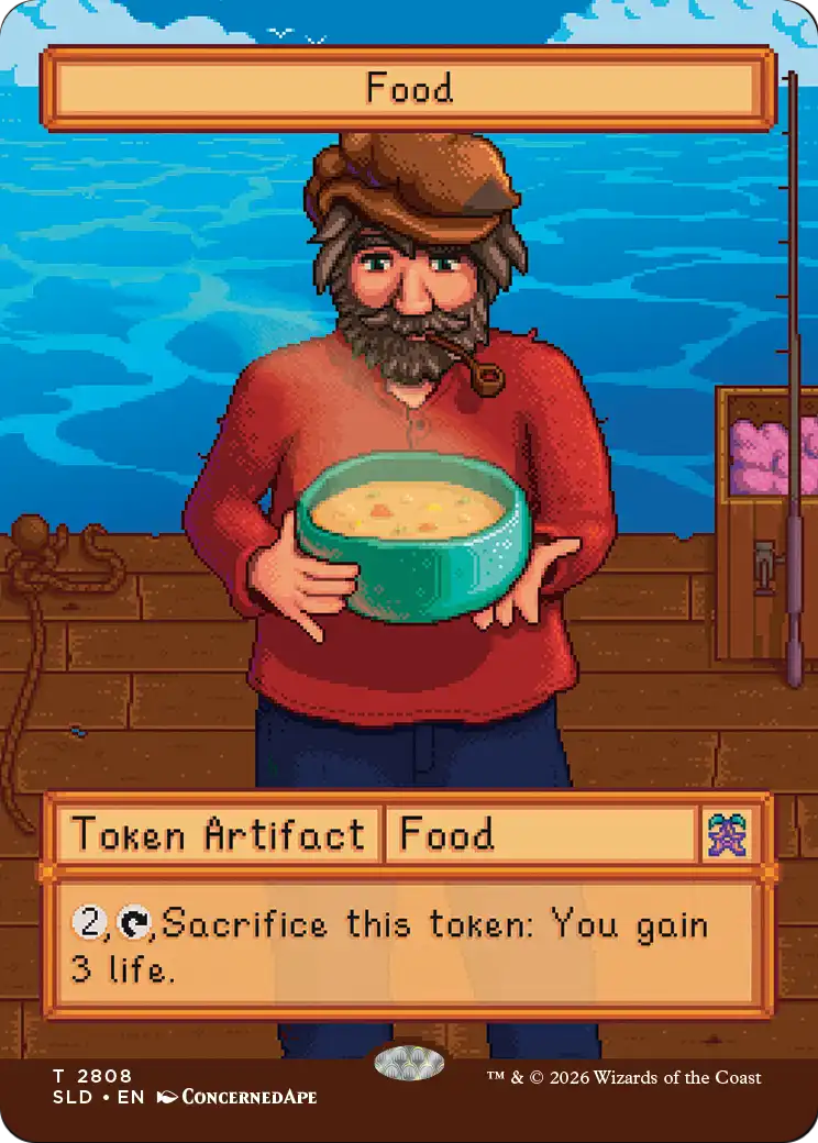 Food Token (2808) [Secret Lair Drop Series] | Shuffle n Cut Hobbies & Games