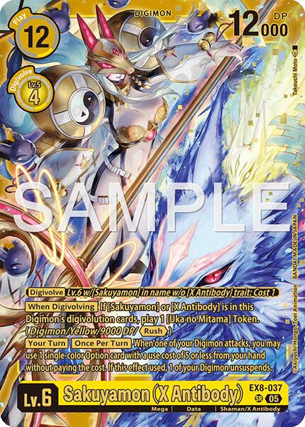 Sakuyamon [EX8-037] (X Antibody) (Alternate Art) [Starter Deck: Amethyst Mandala Advanced Deck Set] | Shuffle n Cut Hobbies & Games