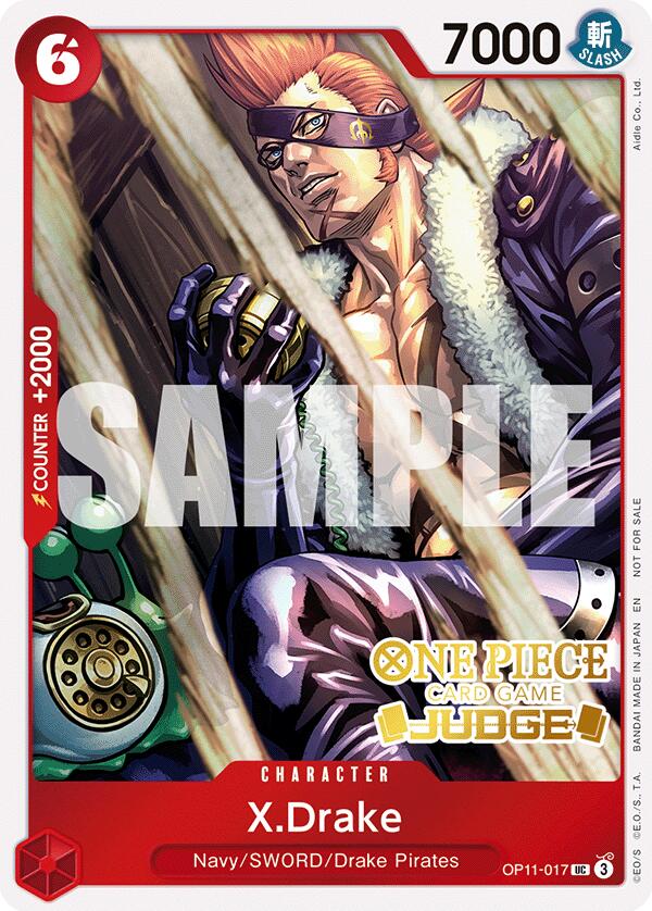 X.Drake (Judge Pack Vol. 7) [One Piece Promotion Cards] | Shuffle n Cut Hobbies & Games