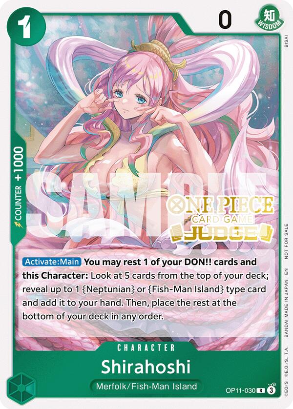 Shirahoshi (Judge Pack Vol. 7) [One Piece Promotion Cards] | Shuffle n Cut Hobbies & Games