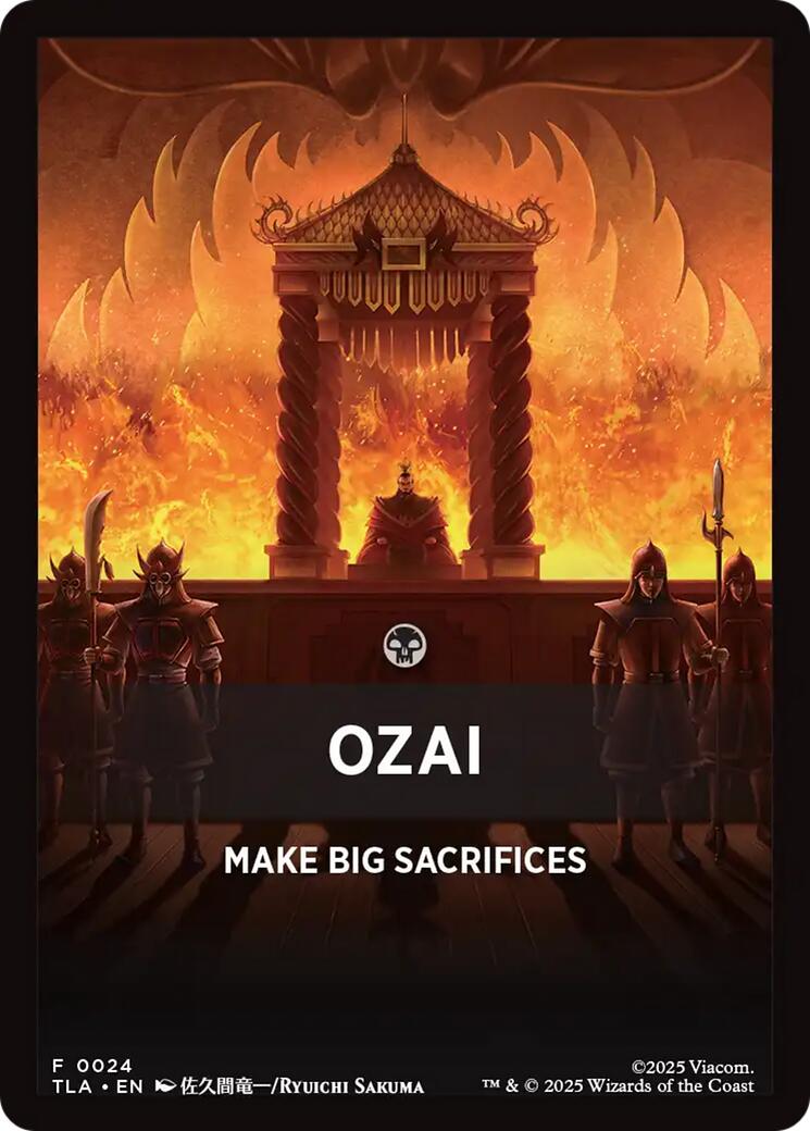 Ozai Theme Card [Avatar: The Last Airbender Tokens] | Shuffle n Cut Hobbies & Games