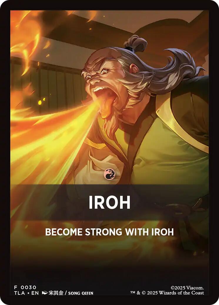 Iroh Theme Card [Avatar: The Last Airbender Tokens] | Shuffle n Cut Hobbies & Games