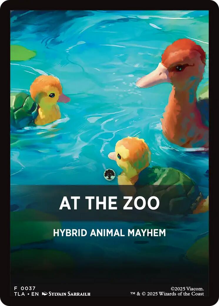 At The Zoo Theme Card [Avatar: The Last Airbender Tokens] | Shuffle n Cut Hobbies & Games