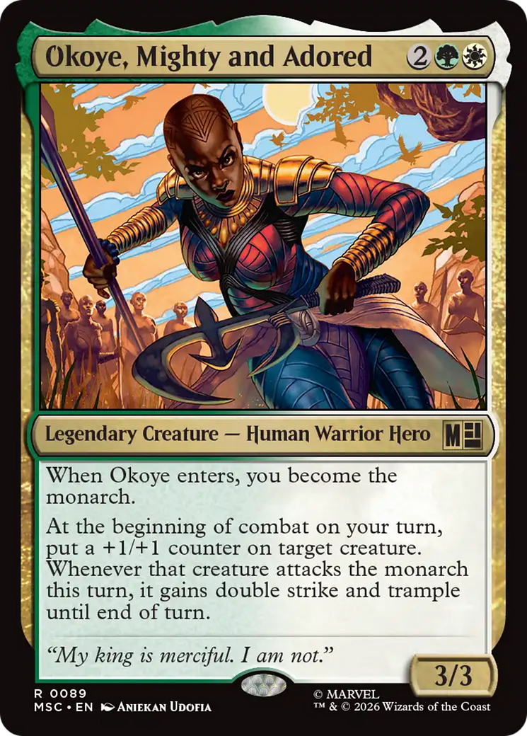 Okoye, Mighty and Adored [Marvel Super Heroes Commander] | Shuffle n Cut Hobbies & Games