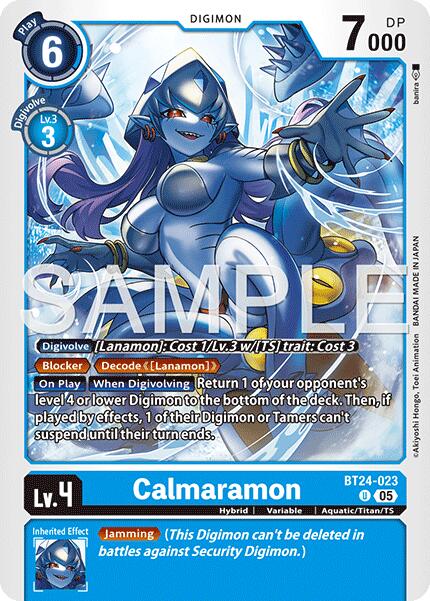 Calmaramon [BT24-023] [Time Stranger] | Shuffle n Cut Hobbies & Games