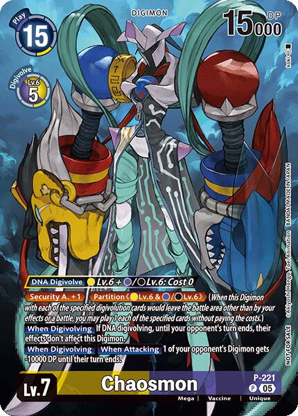 Chaosmon [P-221] (Time Stranger Box Topper) [Time Stranger] | Shuffle n Cut Hobbies & Games