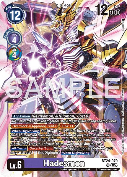 Hadesmon [BT24-079] [Time Stranger] | Shuffle n Cut Hobbies & Games