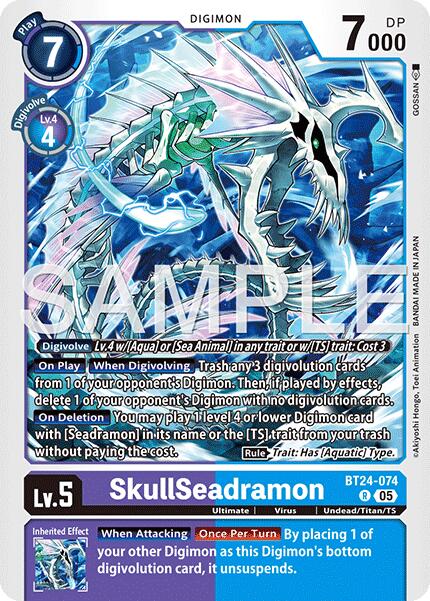SkullSeadramon [BT24-074] [Time Stranger] | Shuffle n Cut Hobbies & Games