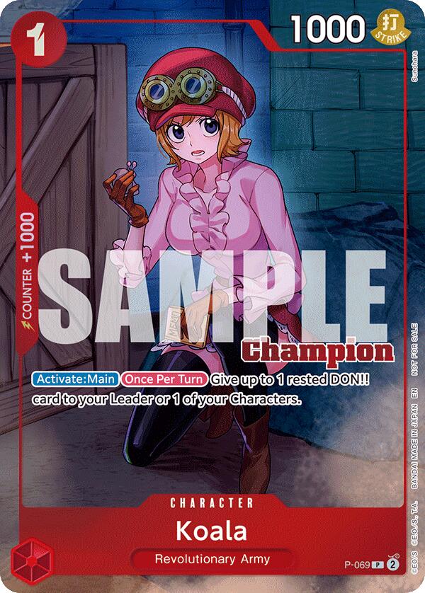 Koala (CS 25-26 Winner Card Set 2) [One Piece Promotion Cards] | Shuffle n Cut Hobbies & Games