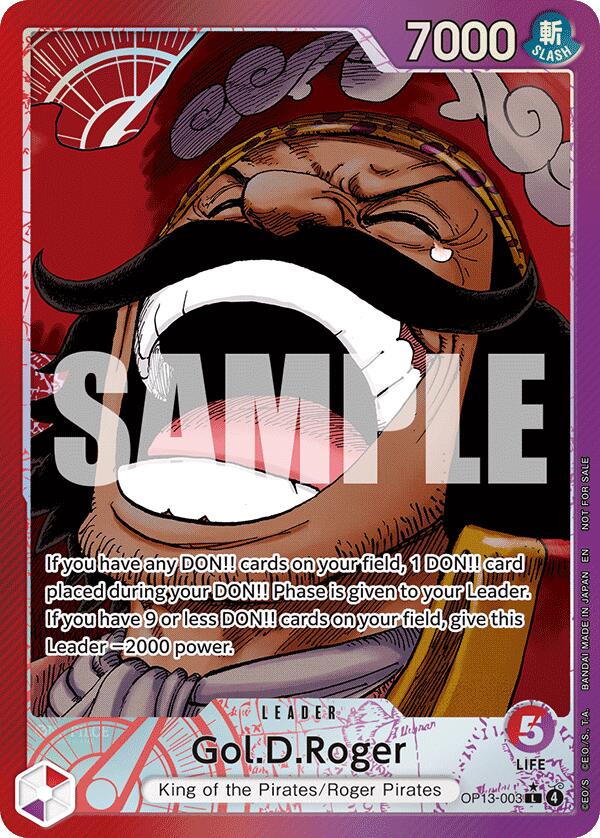 Gol.D.Roger (Jumbo) [One Piece Promotion Cards] | Shuffle n Cut Hobbies & Games