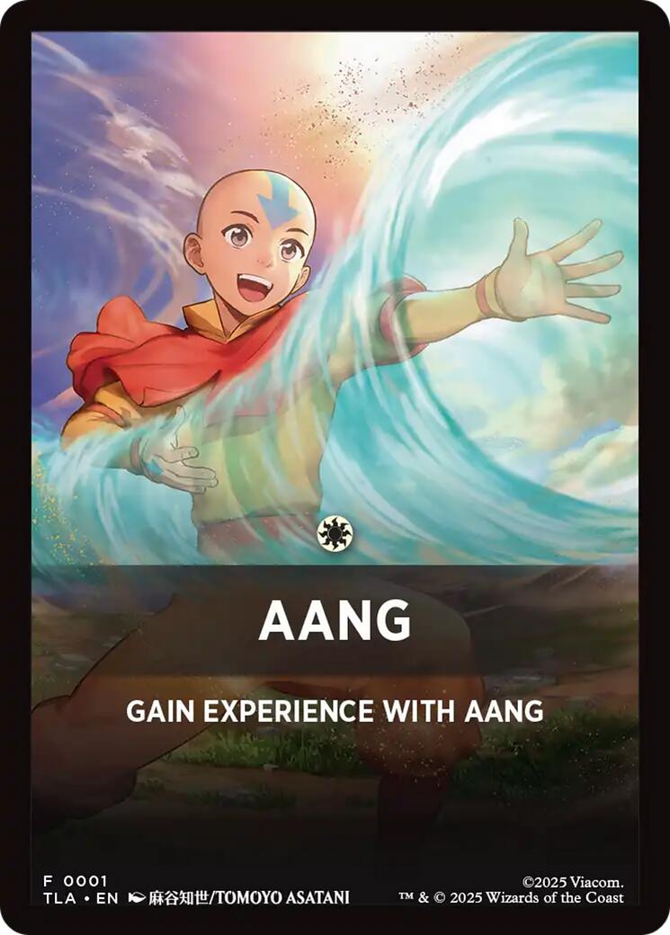 Aang Theme Card [Avatar: The Last Airbender Tokens] | Shuffle n Cut Hobbies & Games