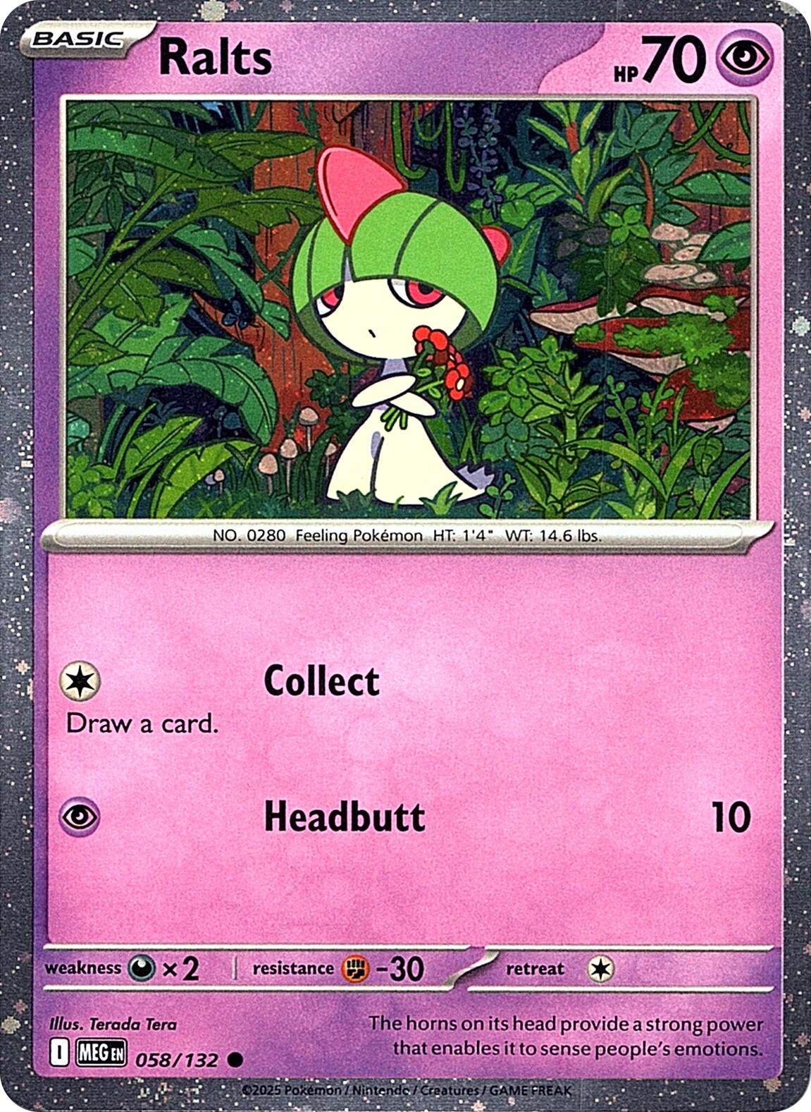 Ralts (058/132) (Cosmos Holo) [Miscellaneous Cards] | Shuffle n Cut Hobbies & Games