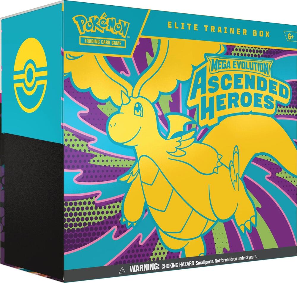Mega Evolution: Ascended Heroes Elite Trainer Box | Shuffle n Cut Hobbies & Games