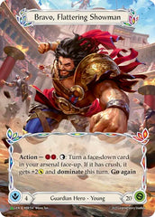 Bravo, Flattering Showman [HER154] (Promo)  Cold Foil | Shuffle n Cut Hobbies & Games