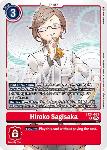 Hiroko Sagisaka [BT24-083] [Time Stranger] | Shuffle n Cut Hobbies & Games